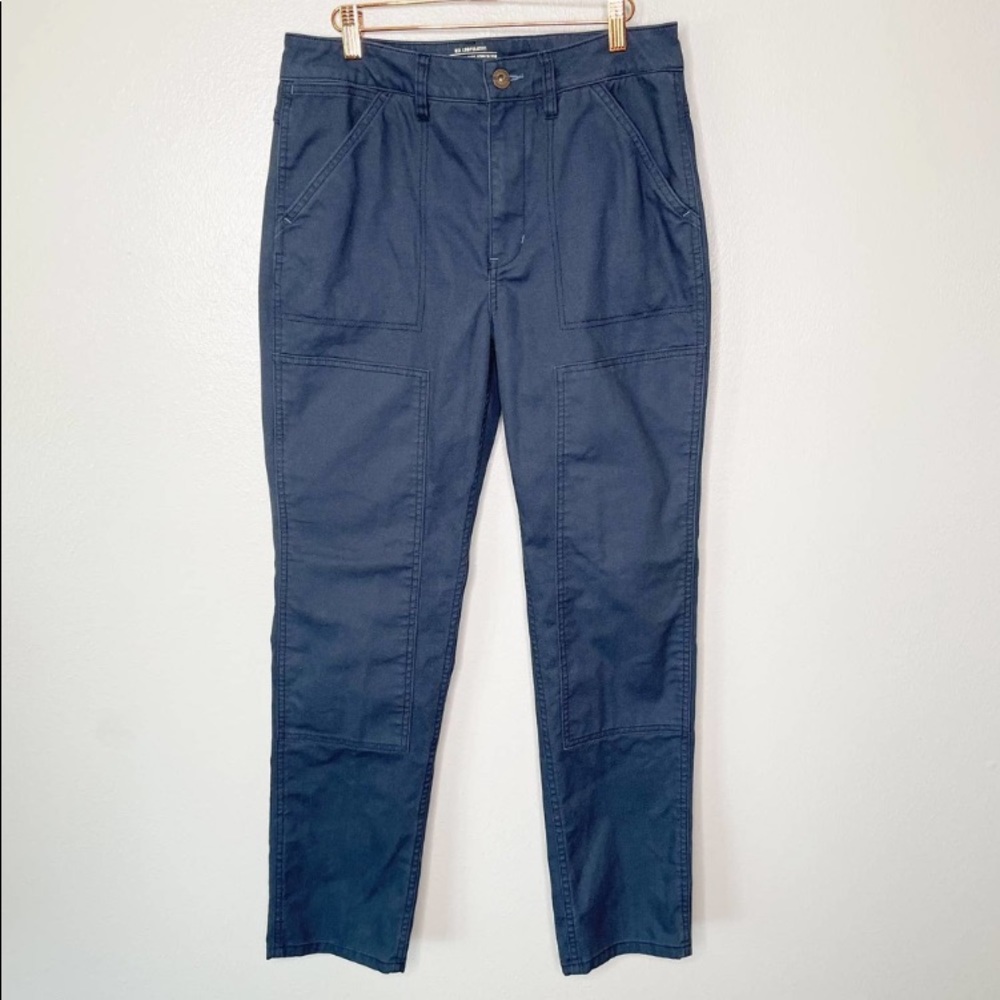 REI Cooperative Pants Cotton Blend Double Knee Straight Leg Cargo Size 10